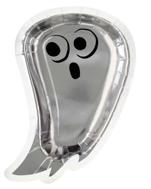 Ghost Shaped Plates 8pk