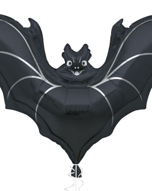 Giant Black Bat Foil Balloon