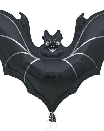 Giant Black Bat Foil Balloon