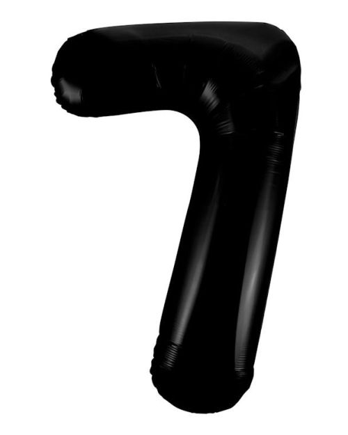 Giant Black Number Foil Balloon – 7