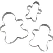 Gingerbread Man Cookie Cutters 3pce