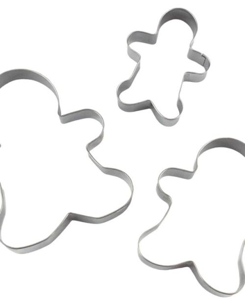 Gingerbread Man Cookie Cutters 3pce