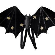 Ginger Ray Black & Gold Bat Wings