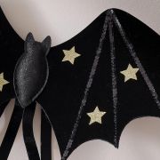 Ginger Ray Black & Gold Bat Wings