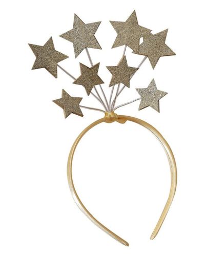 Ginger Ray Gold Star Christmas Headband
