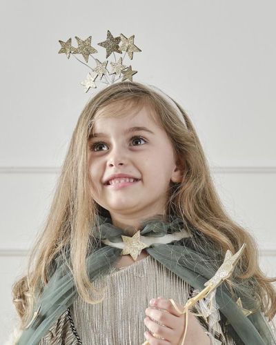 Ginger Ray Gold Star Christmas Headband