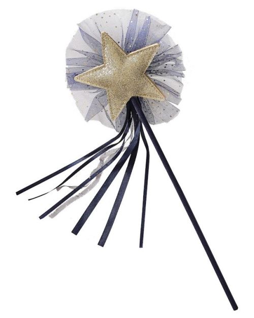 Ginger Ray Navy & Gold Star Wizard Wand