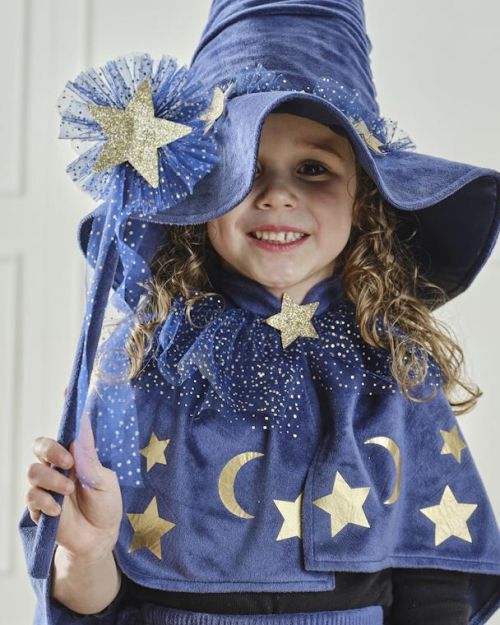 Ginger Ray Navy & Gold Star Wizard Wand