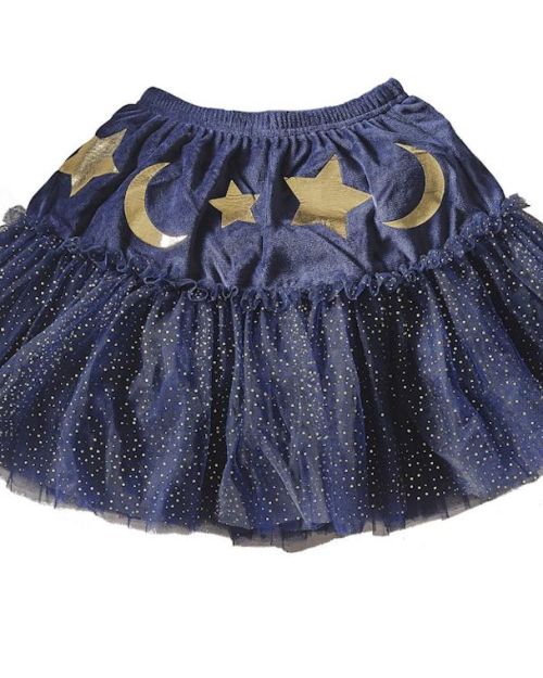 Ginger Ray Navy Velvet Sparkle Kids Wizard Tutu – Ages 5-7