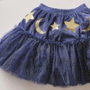 Ginger Ray Navy Velvet Sparkle Kids Wizard Tutu – Ages 5-7