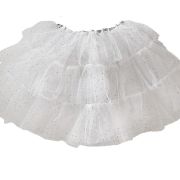 Ginger Ray White & Silver Sparkle Fairy Princess Tutu – Ages 3-5