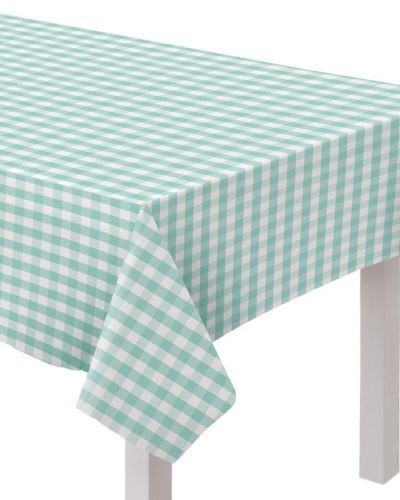 Gingham Fabric Tablecover