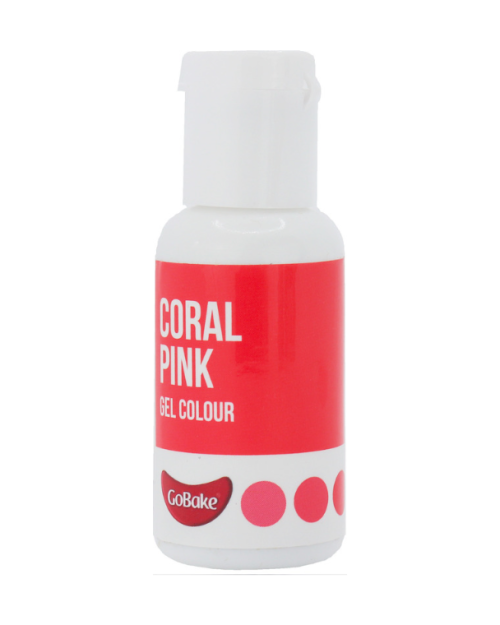 GoBake Gel Colour – Coral Pink