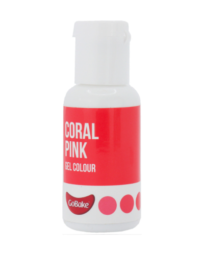 GoBake Gel Colour – Coral Pink