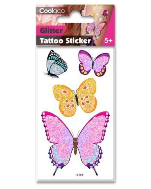 Glitter Temporary Tattoos – Butterflies