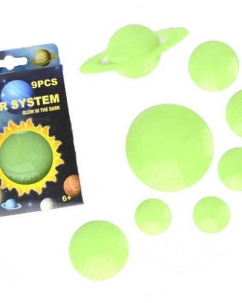 Glow In The Dark Solar System Stickers