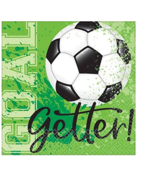 Goal Getter Soccer Beverage Napkins 36pk