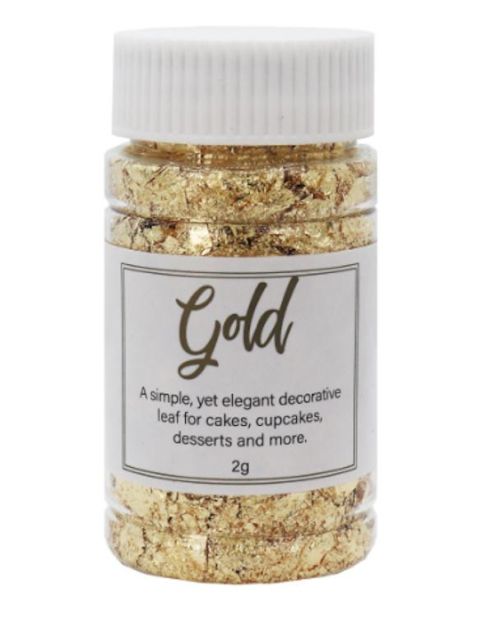 GoBake Decorative Gold Leaf Flakes
