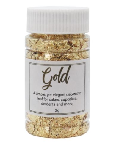 GoBake Decorative Gold Leaf Flakes