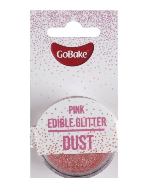 GoBake Edible Glitter Dust – Pink