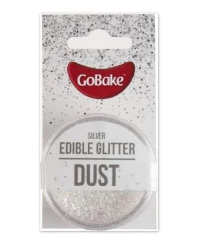 GoBake Edible Glitter Dust – Silver