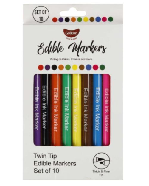 GoBake Edible Markers 10pk