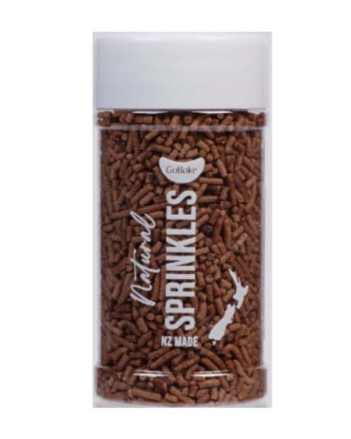 GoBake Natural Colours Sprinkles – Chocolate