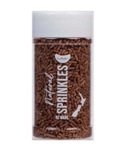 GoBake Natural Colours Sprinkles – Chocolate