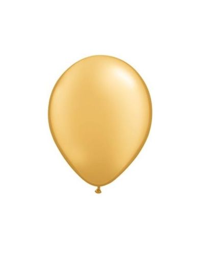 Metallic Gold Balloons 12cm 10pk