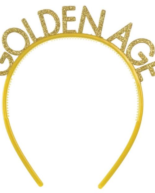 Golden Age Glitter Headbands 6pk