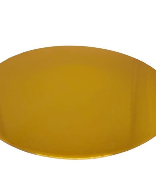 Cake Card 2mm – 12″ Round Gold