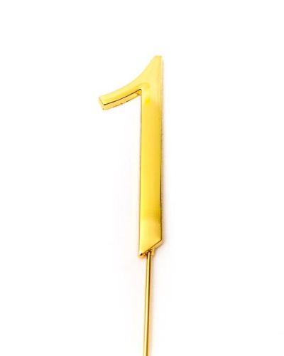 Gold Cake Topper – Number 1