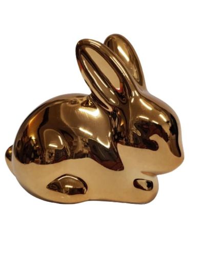 Gold Ceramic Bunny