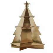 Gold Christmas Tree Treat & Drinks Stand