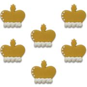 Gold Crown Sugarcraft Toppers 6pk