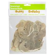 Happy Birthday Gold Foil Letter Banner Set