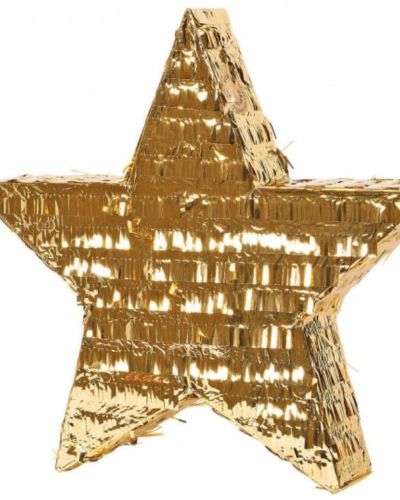 Gold Foil Star Pinata