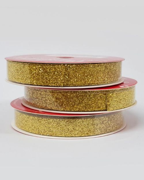 Gold Glitter Ribbon