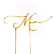 Gold Metal Cake Topper – Mum