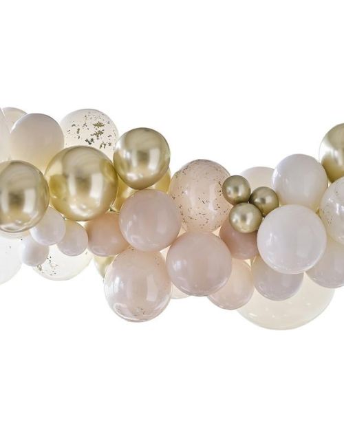 Gold and Neutral Balloon Arch Kit