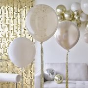 Gold and Neutral Balloon Bundle 3pk