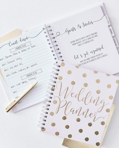 Gold & Pink Wedding Planner