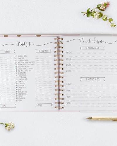 Gold & Pink Wedding Planner