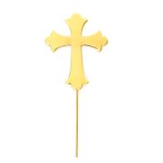 Gold Plated Cake Topper – Cross