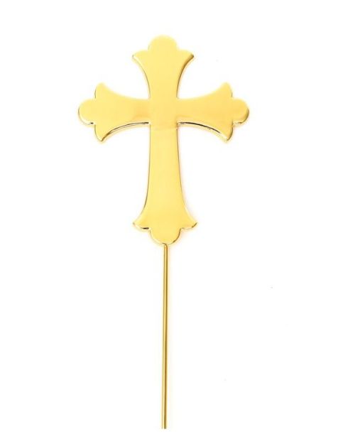 Gold Plated Cake Topper – Cross