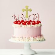 Gold Plated Cake Topper – Cross