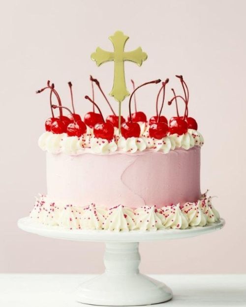 Gold Plated Cake Topper – Cross