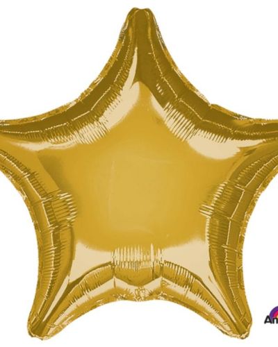 Star Shaped Foil Balloon – Gold