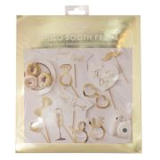 Gold Wedding Photo Booth Props