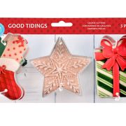 Good Tidings 3pce Cookie Cutter Set